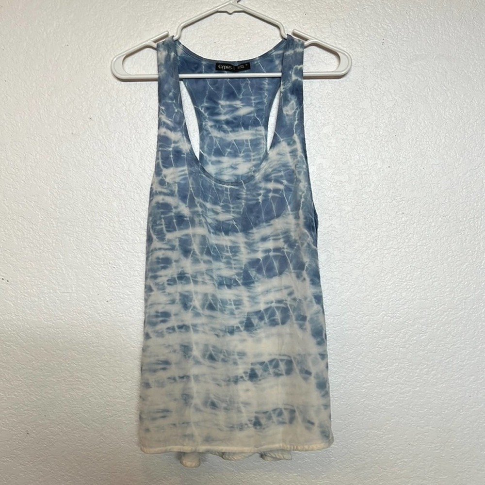 Gypsy 05 Silk Tie Dye Tank Top